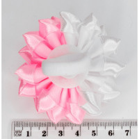 Набір резинок для волосся 0108-345 10 штук з бантом-квіткою