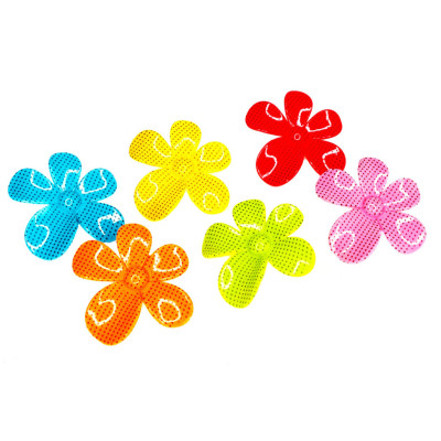 Дитячі затискачі для волосся "Яскраві квіточки в горошок" 0102-032-1 12 шт
