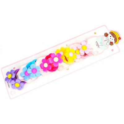Резинка для волосся дитяча "Квіточки" 0108-411 10 штук