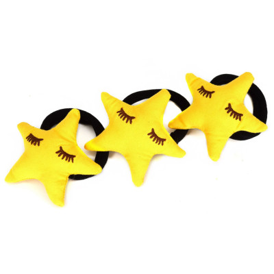 Дитяча резинка для волосся "Мякі зірочки" 0300-792 6 штук