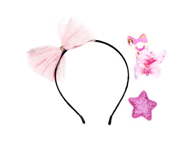 Дитячий набір "Принцеса" 0105-036-3 обруч резинка затискач