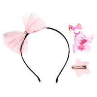 Дитячий набір "Принцеса" 0105-036-3 обруч резинка затискач