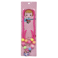 Дитячий набір прикрас "Принцеси" 0105-027 три кольори в наборі