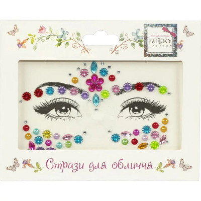 Дитячі стрази для обличчя "Квіткова фантазія" T20924