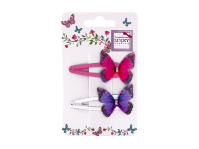 Затискач дитячий для волосся "Метелик" T18537 2 штуки