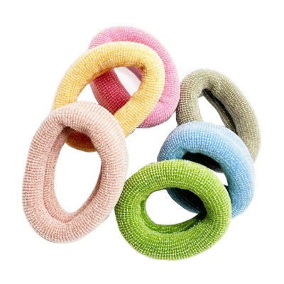 Набір резинок для волосся "Люрекс" 0307-973-1 6 штук різнокольорові