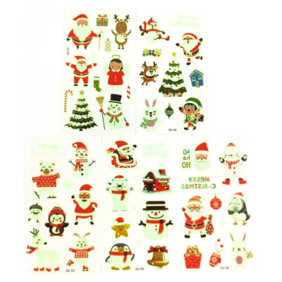 Набір дитячих тимчасових тату «Різдво №2» kids-tatto-set5-christmass-02