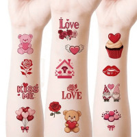 Набір тимчасових тату "Любов № 1" Love-tattoo-mini-set-1-10 12 х 7 см 10 шт