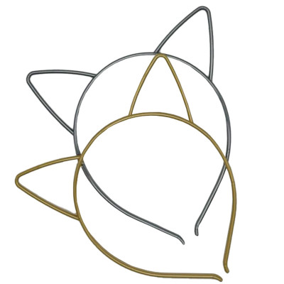 Обідок для волосся "Вушка" 0106-205 12 штук Обідок для волосся "Вушка" 0106-205 12 штук