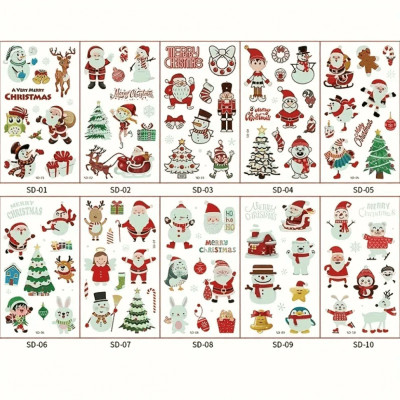 Набір дитячих тимчасових тату «Різдво» kids-tatto-set10-christmass