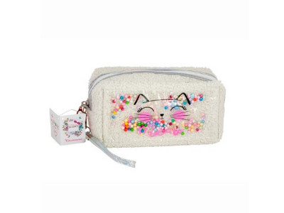 Дитяча косметичка "Love to Kiss" T24810(білий) плюшева