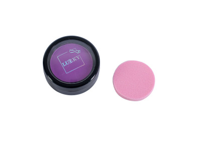 Дитяча пудрова крейда для волосся T11913 зі спонжем фіолетовий