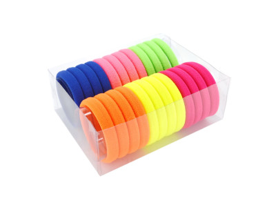 Резинка для волосся Яскрава 0307-918 мікрофібра 24 шт