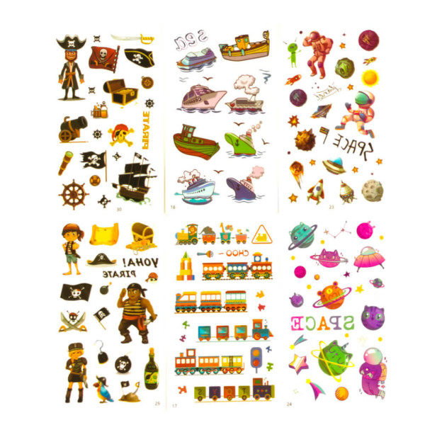 Набір дитячих тимчасових тату «Для хлопчиків» tattoo-kids-mini-set-boys Набір дитячих тимчасових тату «Для хлопчиків» tattoo-kids-mini-set-boys