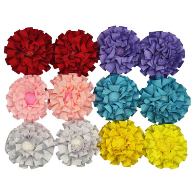 Дитяча резинка для волосся "Півонії" 0108-027 12 штук