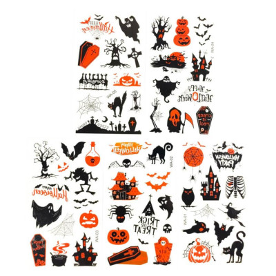 Набір дитячих тимчасових тату «Геловін №1» kids-tatto-halloween-set5-01