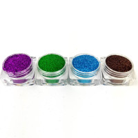 Набір гліттера для біо-тату «Базовий №3» glitter-set-4x-3, 4 кольори