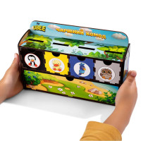 Дерев'яна настільна гра "Птахи" Ubumblebees (ПСД167) PSD167 сортер-комодик Дерев'яна настільна гра "Птахи" Ubumblebees (ПСД167) PSD167 сортер-комодик