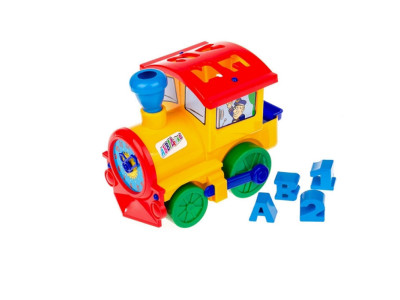 Дитячий сортер-потяг "Сонечко №1" 1-015(Yellow)