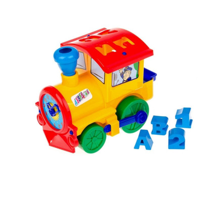 Дитячий сортер-потяг "Сонечко №1" 1-015(Yellow)