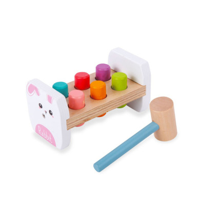 Дерев'яна іграшка стукачка "Собачка" MD 0839 молоток Кролик Дерев'яна іграшка стукачка "Собачка" MD 0839 молоток Кролик