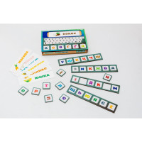 Дерев'яна іграшка-сортер "Абетка комп'ютер" Puz-73913, 32 карточки Дерев'яна іграшка-сортер "Абетка комп'ютер" Puz-73913, 32 карточки