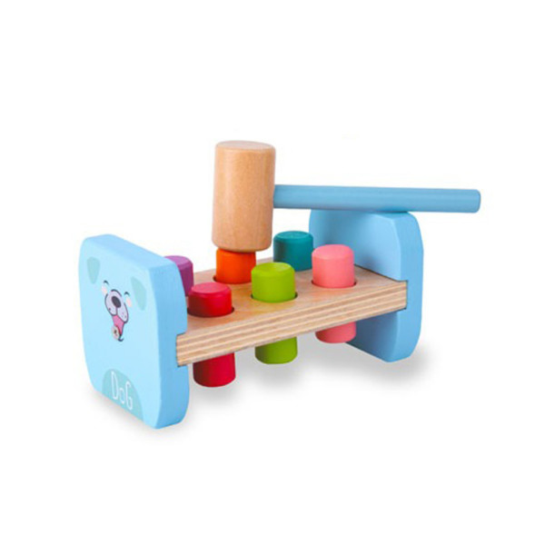 Дерев'яна іграшка стукачка "Собачка" MD 0839 молоток Собака Дерев'яна іграшка стукачка "Собачка" MD 0839 молоток Собака