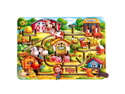 Розвиваюча гра Лабіринт "Ферма" (ПСД213) PSD213