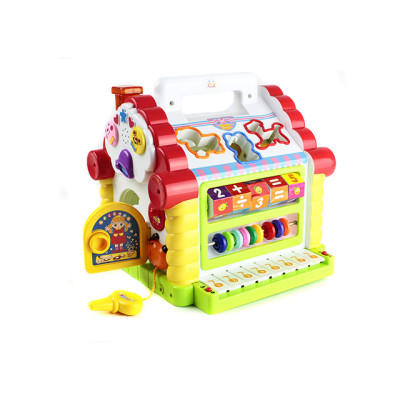 Дитячий ігровий центр"Теремок" 9196 з сортером і звуком Різнокольоровий Дитячий ігровий центр"Теремок" 9196 з сортером і звуком Різнокольоровий