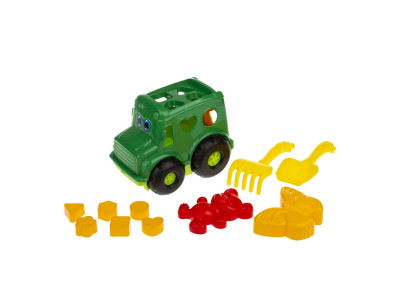 Сортер-автобус "Бусик" №2 Colorplast 0251 Зелений Сортер-автобус "Бусик" №2 Colorplast 0251 Зелений