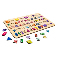 Дитяча розвиваюча дошка-сортер "Абетка, Цифри, Фігури" Арт-15471 А3 Дитяча розвиваюча дошка-сортер "Абетка, Цифри, Фігури" Арт-15471 А3