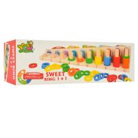 Розвиваюча іграшка Геометрика MD 2068 дерев'яна Розвиваюча іграшка Геометрика MD 2068 дерев'яна