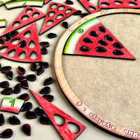 Деревяний пазл-сортер "Кавун - 2" (ПСД171) PSD171