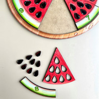 Деревяний пазл-сортер "Кавун - 2" (ПСД171) PSD171