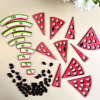 Деревяний пазл-сортер "Кавун - 2" (ПСД171) PSD171