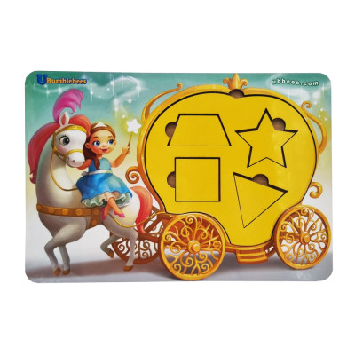 Деревяна розвиваюча гра "Фея і карета" (ПСД196) PSD196 танграм