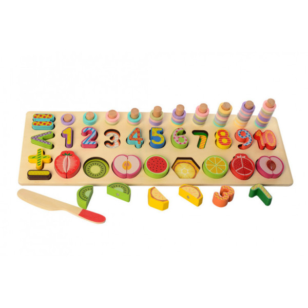 Розвиваючий набір першокласника MD 2284 дерев'яний Розвиваючий набір першокласника MD 2284 дерев'яний