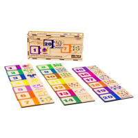 Деревяна головоломка-пазл з цифрами Puz-53322