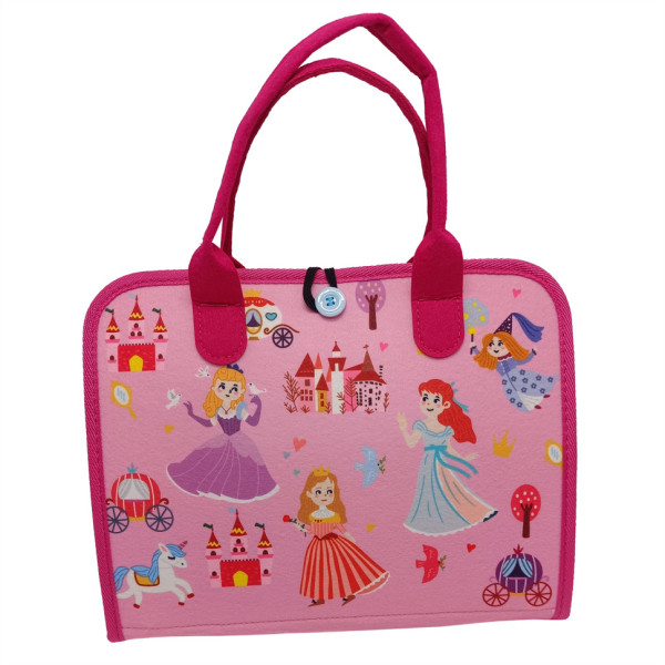 Дитяча розвиваюча сумочка-логіка XX4028 тактильні, розвиваючі вправи, з фетру Дитяча розвиваюча сумочка-логіка XX4028 тактильні, розвиваючі вправи, з фетру