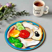 Деревяний пазл-сортер "Сніданок" (ПСД137) PSD137