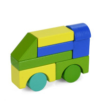 Дитяча деревяна іграшка "Містечко №1" Limo Toy MD 0938-1 24 блоки