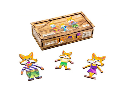 Дерев'яна настільна гра Лисички Puz-42121