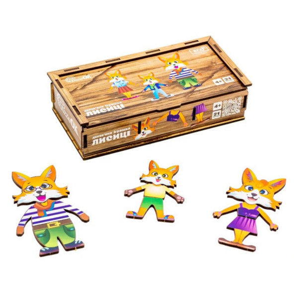 Деревяна настільна гра Лисички Puz-42121