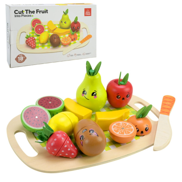 Дитяча дерев’яна іграшка "Фрукти" C9414 фрукти на магнітах дощечка