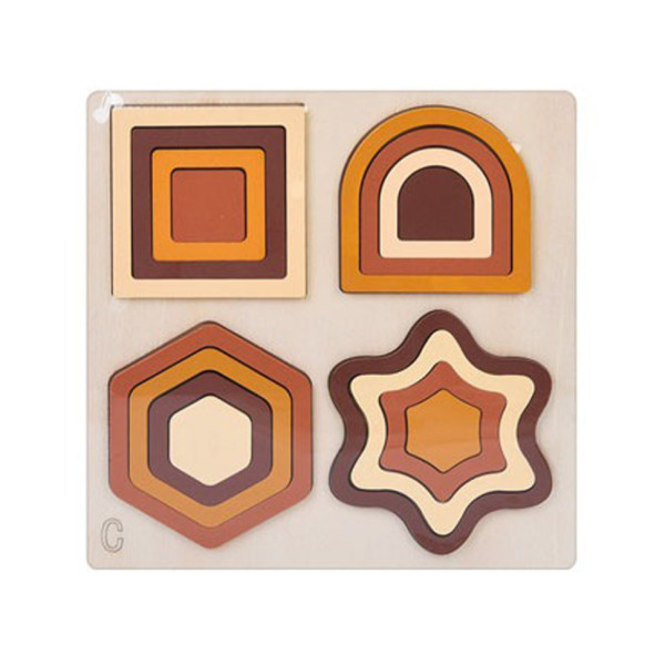 Деревяна іграшка Геометрика MD 0743C розмір 225х225 см