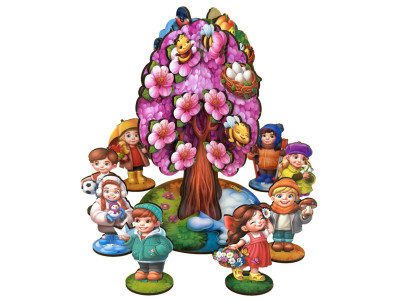 Дитяча настільна гра "Пори року абрикоса" (ПСД295) PSD295 деревяна