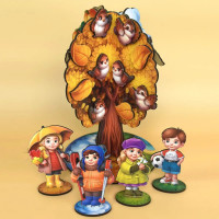 Дитяча настільна гра "Пори року абрикоса" (ПСД295) PSD295 деревяна