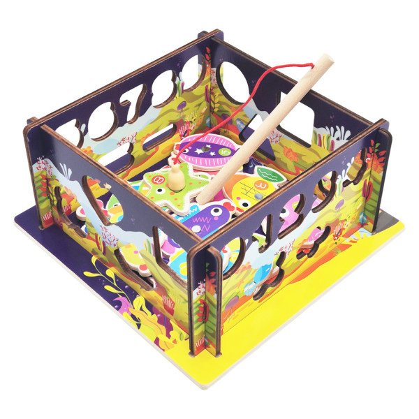 Дерев'яний сортер-рибалка "Океан" C 61739 стіни-конструктор, математичний та фігурний Дерев'яний сортер-рибалка "Океан" C 61739 стіни-конструктор, математичний та фігурний