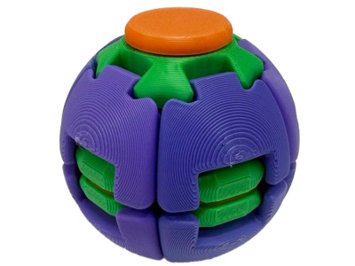 Дитячий антистрес "Spiner-Ball" SPIN-BALL-6(Violet-Green) розмір 55 см