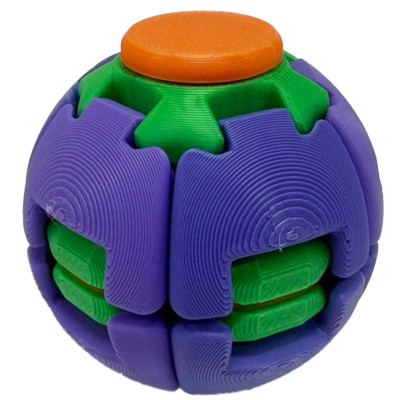 Дитячий антистрес "Spiner-Ball" SPIN-BALL-6(Violet-Green) розмір 55 см